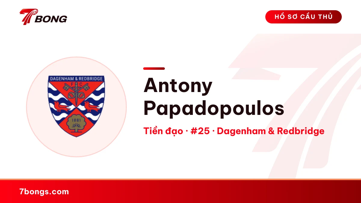 Antony Papadopoulos — Dagenham & Redbridge