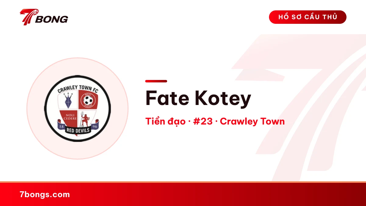 Fate Kotey — Crawley Town