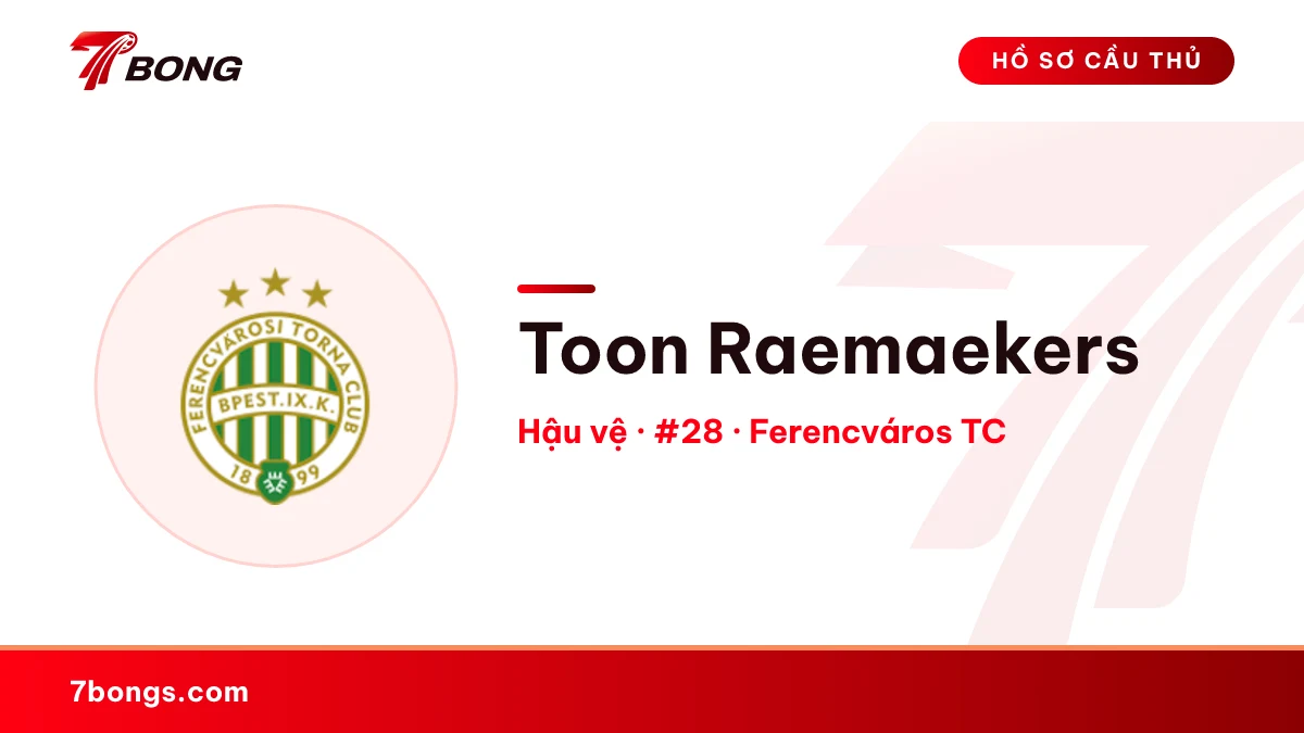 Toon Raemaekers — Ferencváros TC