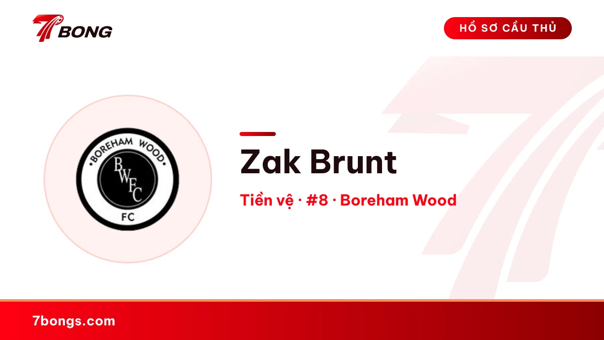 Zak Brunt — Boreham Wood