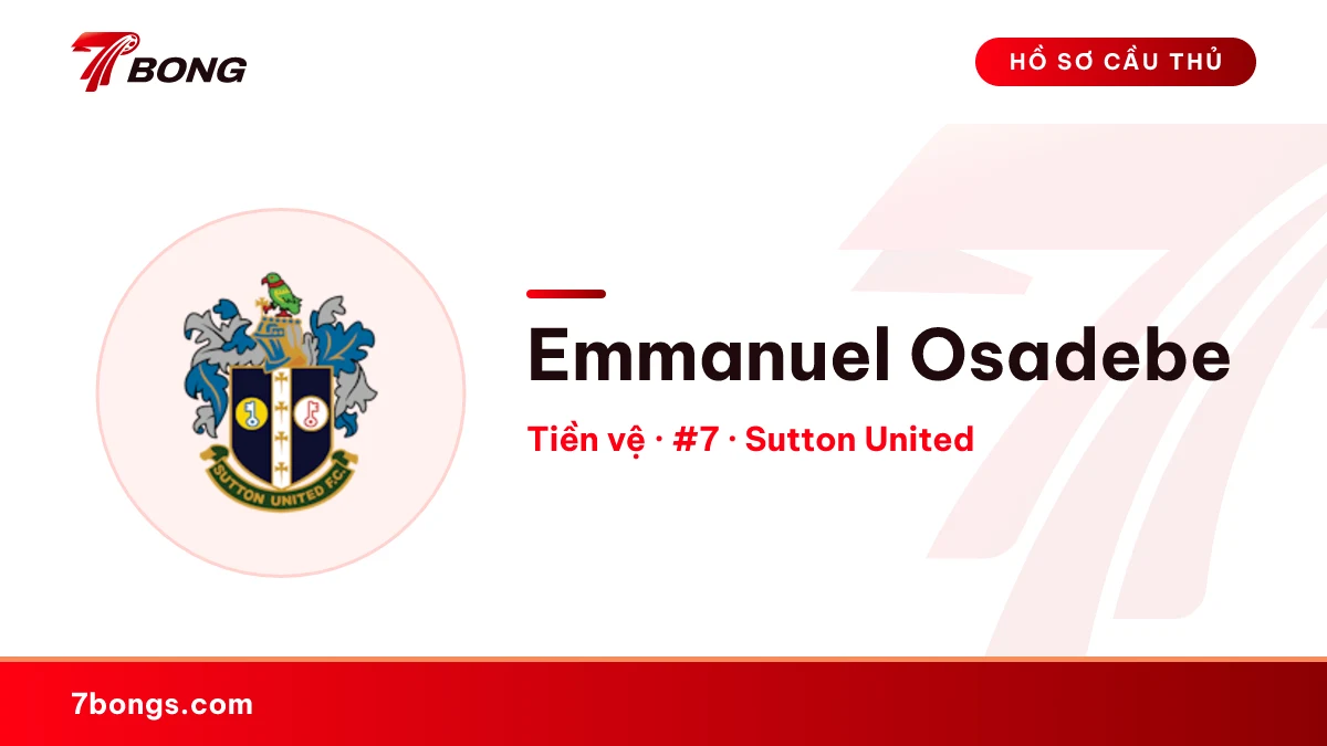Emmanuel Osadebe — Sutton United