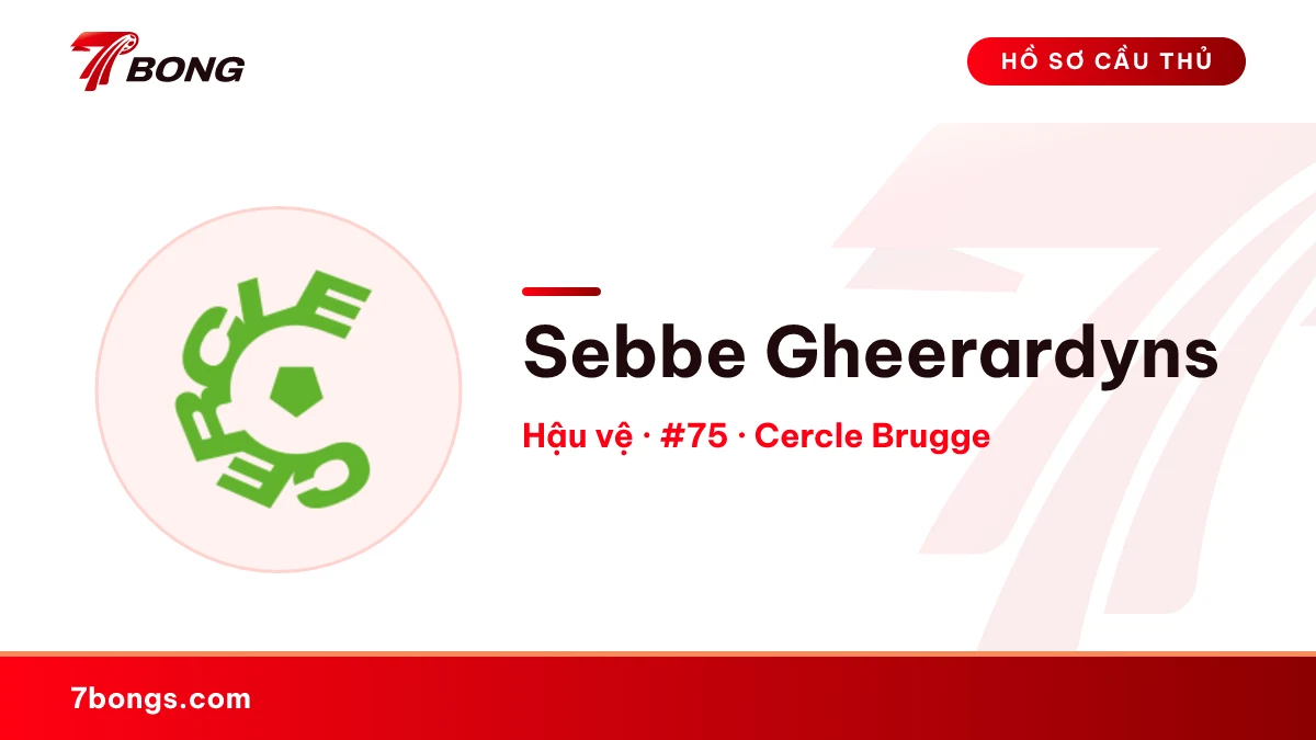 Sebbe Gheerardyns — Cercle Brugge