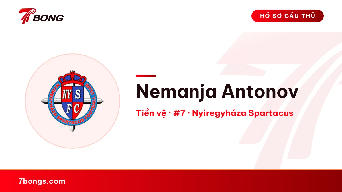 Nemanja Antonov — Nyiregyháza Spartacus