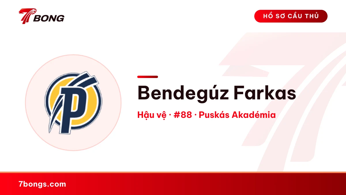 Bendegúz Farkas — Puskás Akadémia