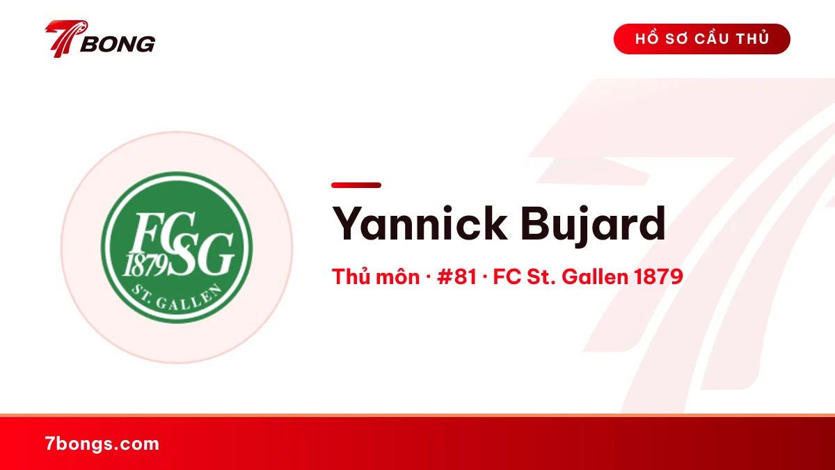Yannick Bujard — FC St. Gallen 1879