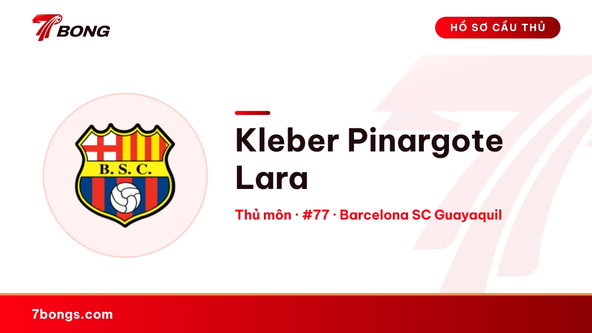 Kleber Pinargote Lara — Barcelona SC Guayaquil