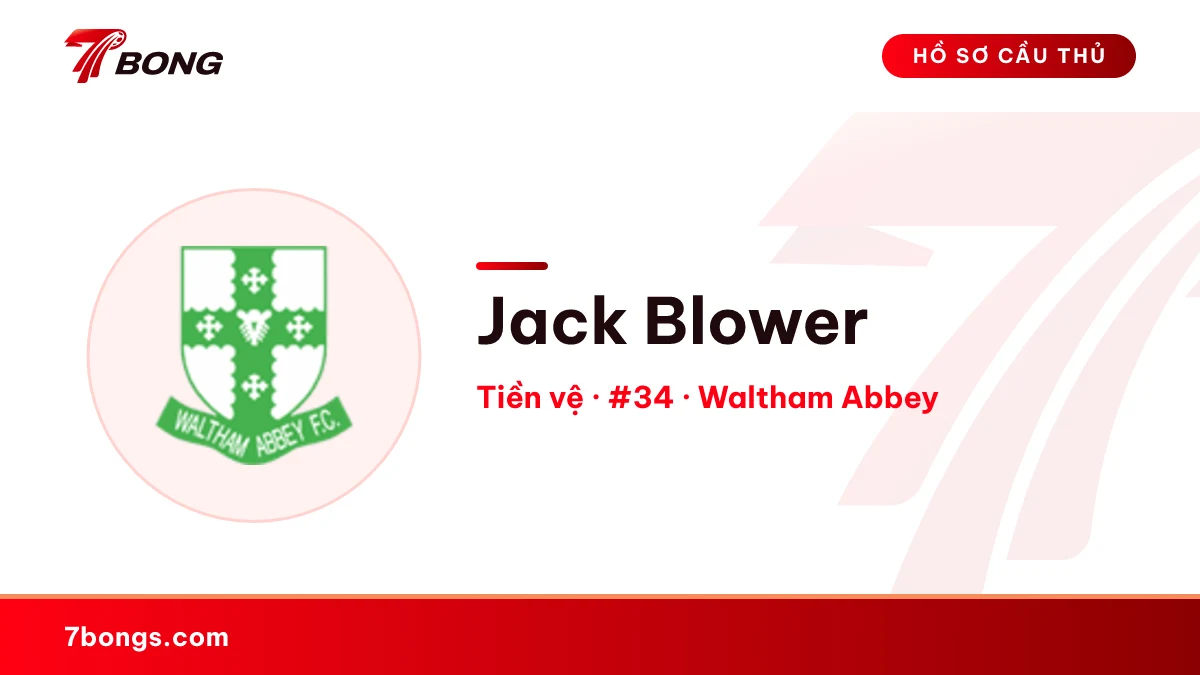 Jack Blower — Waltham Abbey