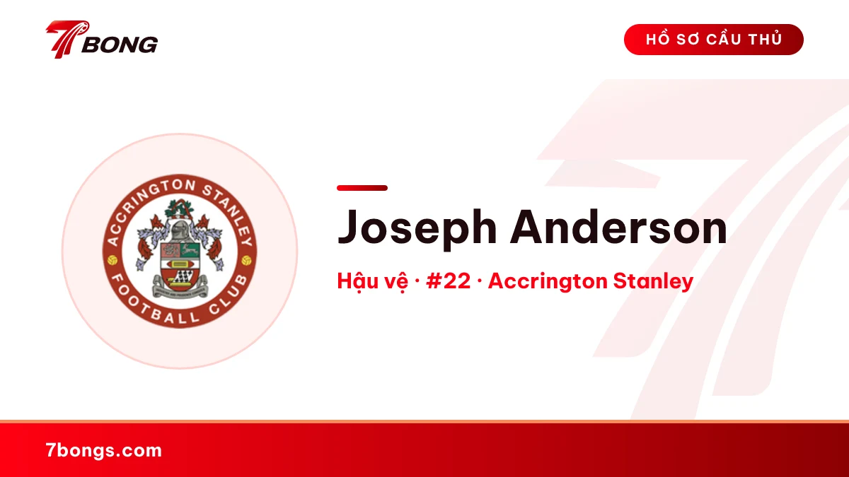 Joseph Anderson — Accrington Stanley