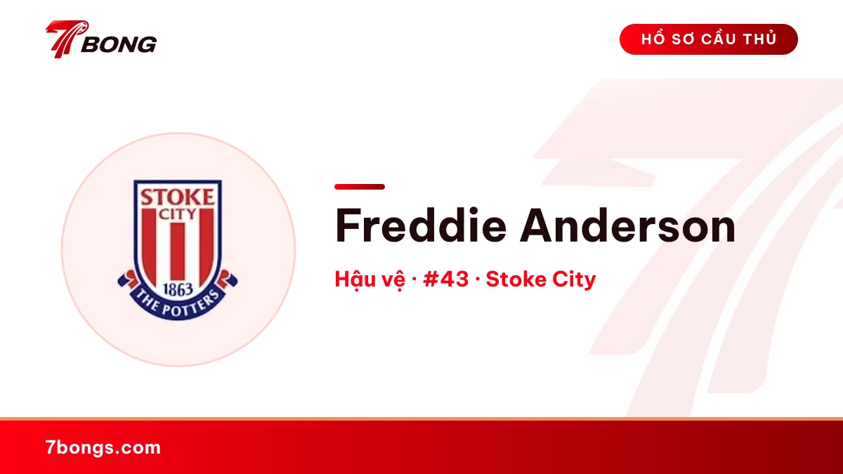 Freddie Anderson — Stoke City
