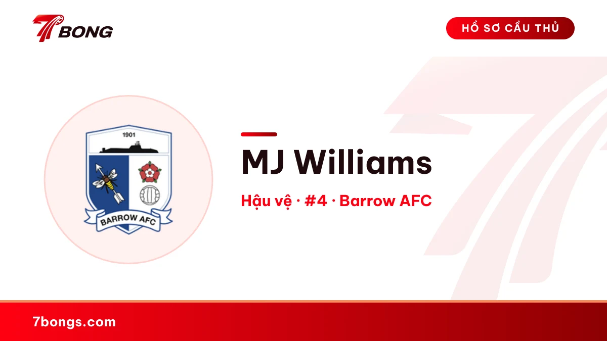 MJ Williams — Barrow AFC