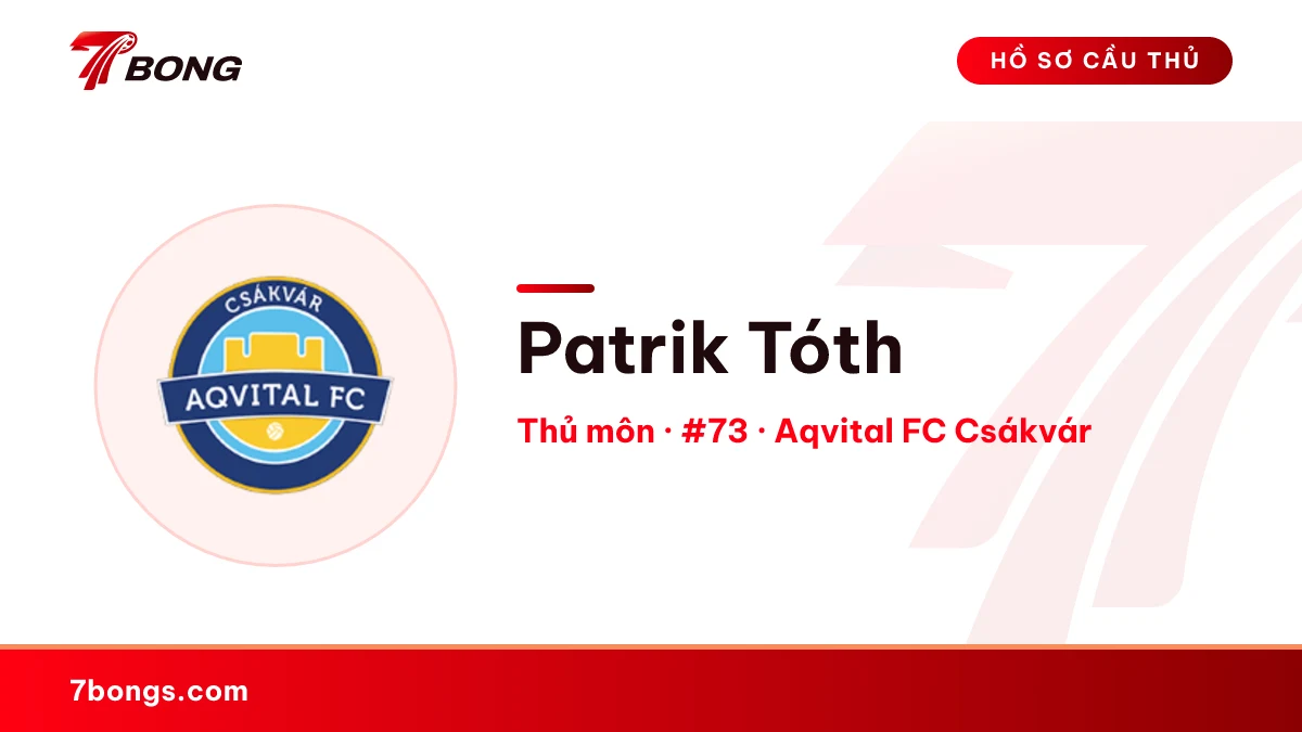 Patrik Tóth — Aqvital FC Csákvár
