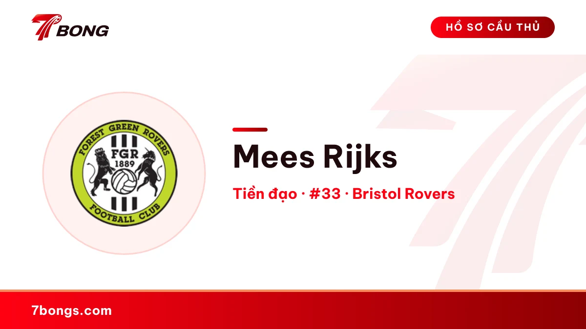 Mees Rijks — Bristol Rovers