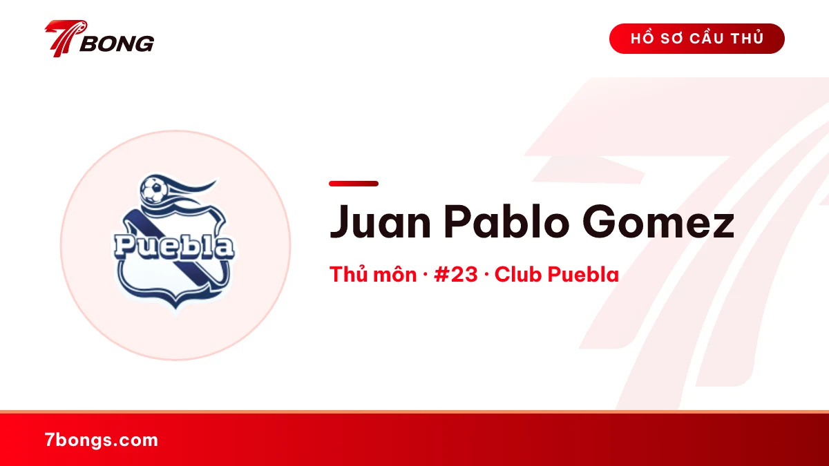Juan Pablo Gomez — Club Puebla