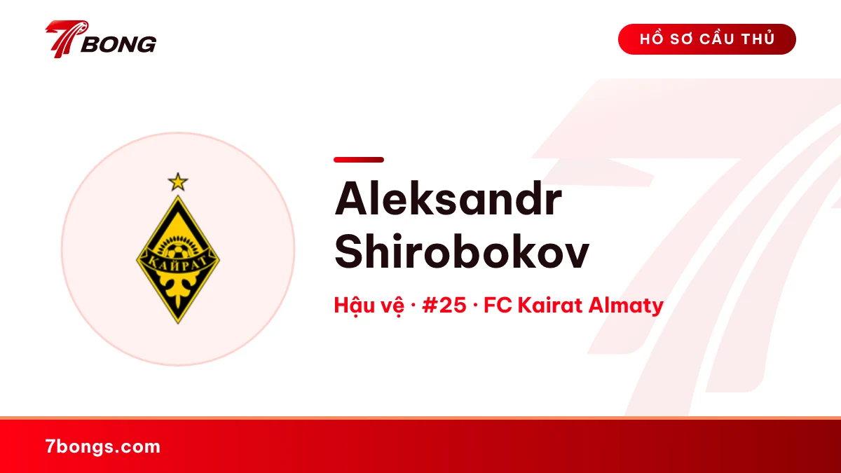 Aleksandr Shirobokov — FC Kairat Almaty