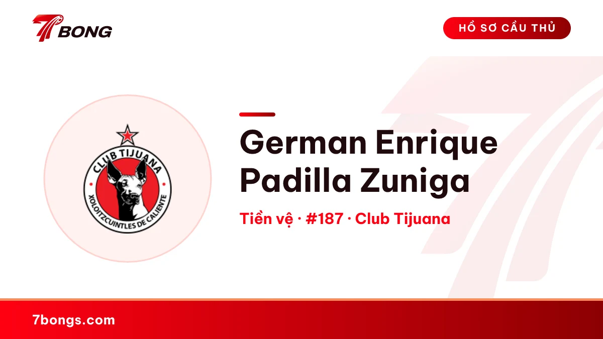 German Enrique Padilla Zuniga — Club Tijuana