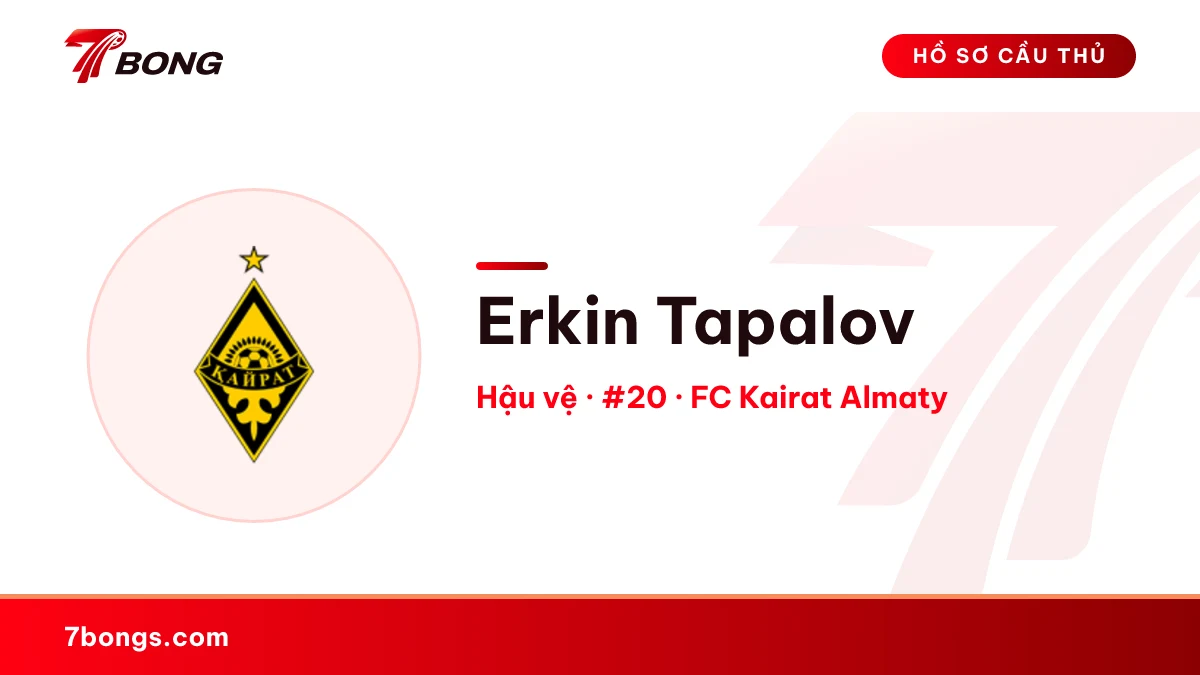 Erkin Tapalov — FC Kairat Almaty