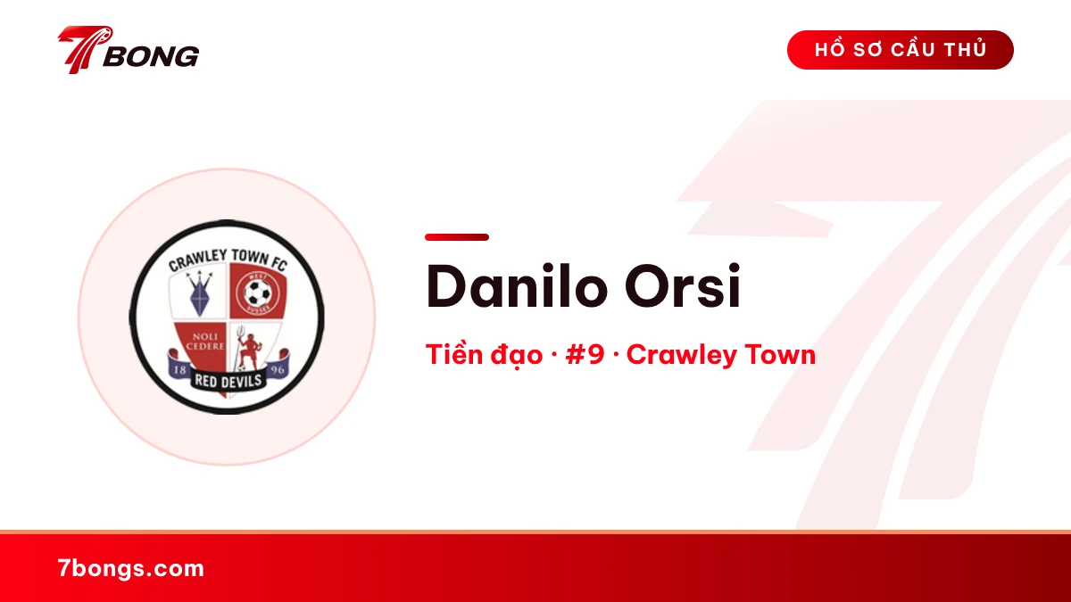 Danilo Orsi — Crawley Town