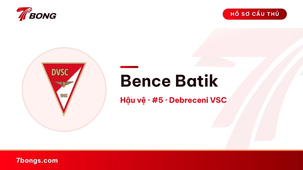 Bence Batik — Debreceni VSC