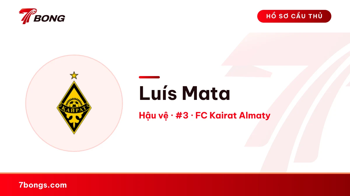 Luís Mata — FC Kairat Almaty