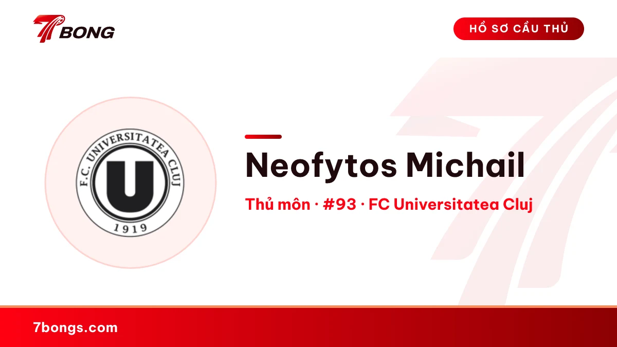 Neofytos Michail — FC Universitatea Cluj