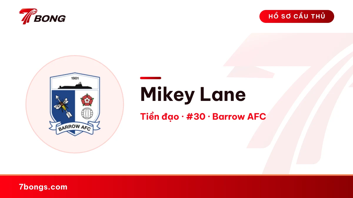 Mikey Lane — Barrow AFC