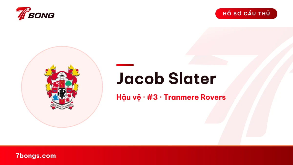 Jacob Slater — Tranmere Rovers