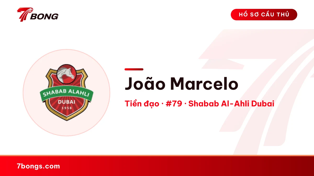 João Marcelo — Shabab Al-Ahli Dubai