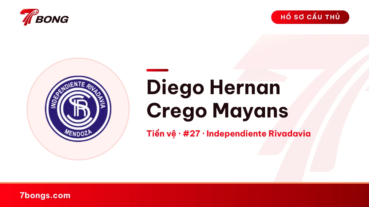 Diego Hernan Crego Mayans — Independiente Rivadavia