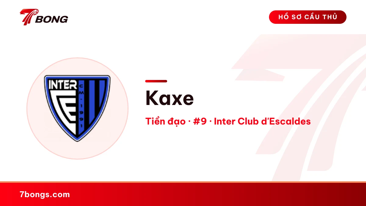 Kaxe — Inter Club d'Escaldes