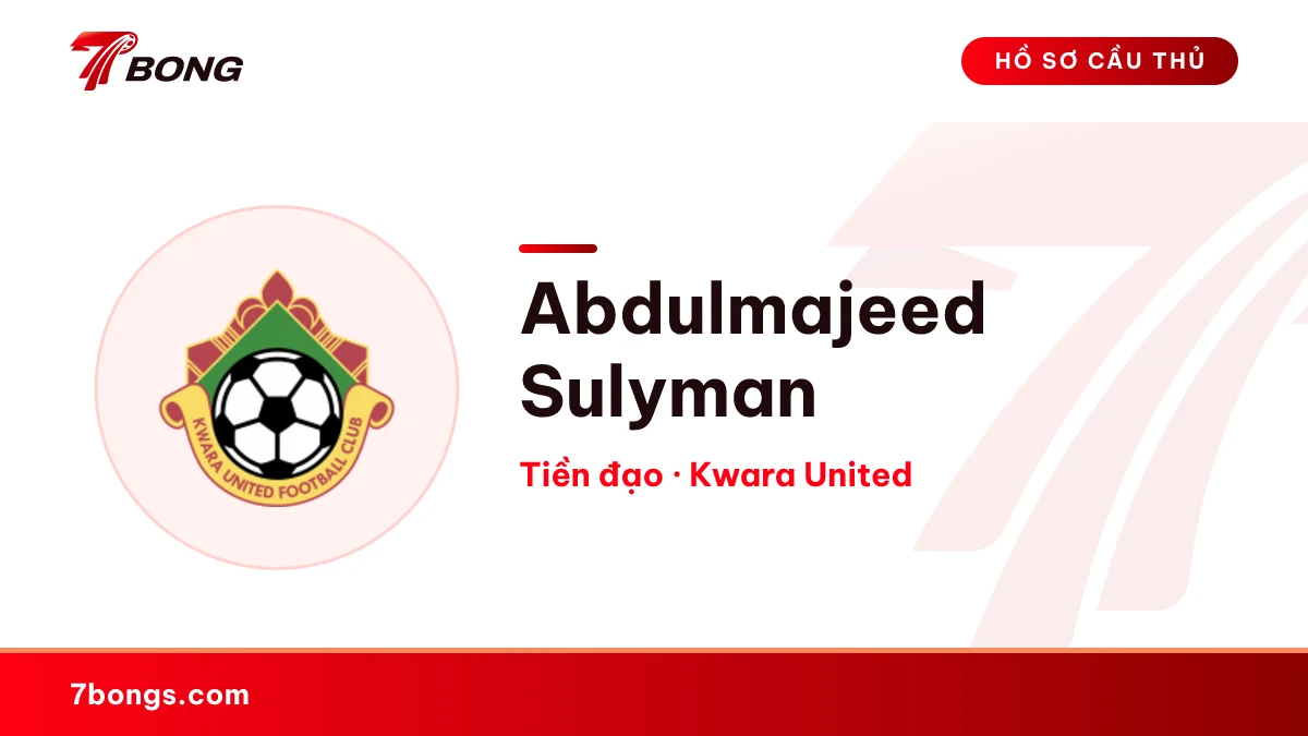 Abdulmajeed Sulyman — Kwara United