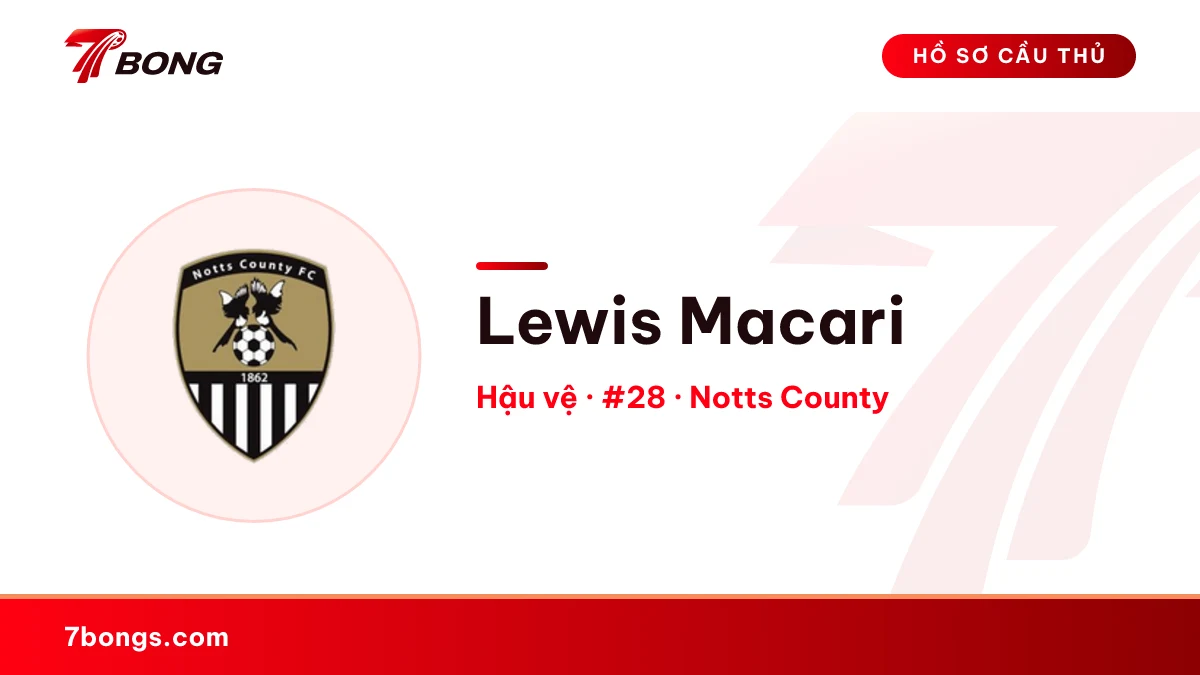 Lewis Macari — Notts County