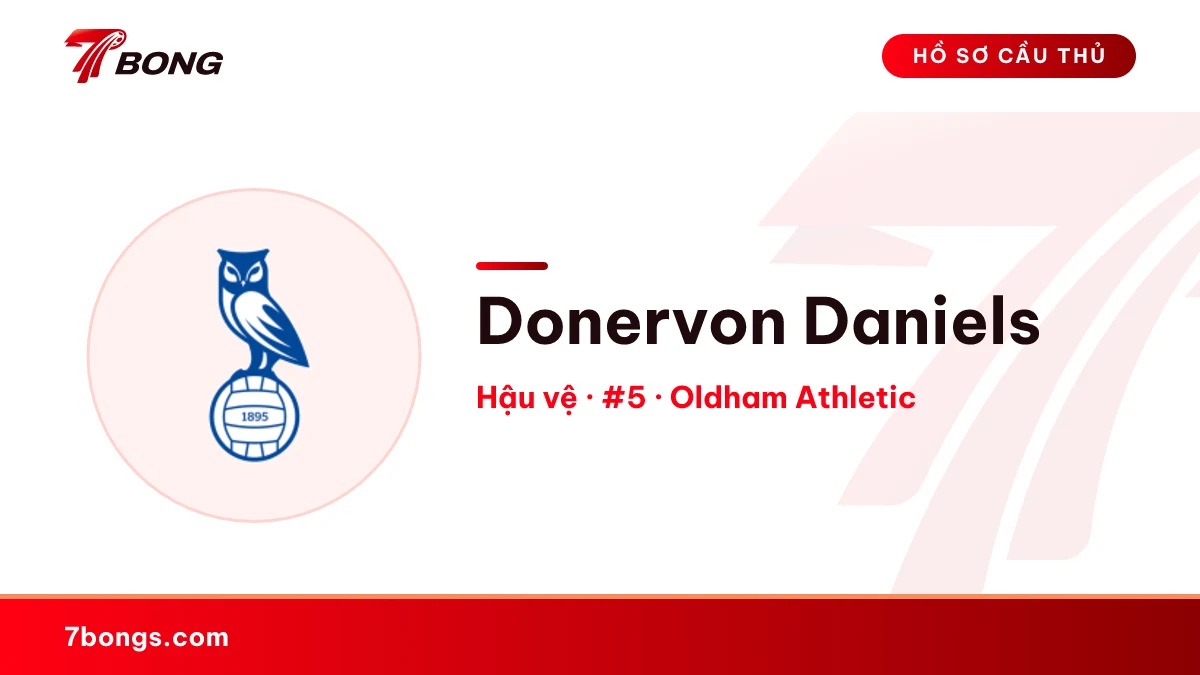 Donervon Daniels — Oldham Athletic