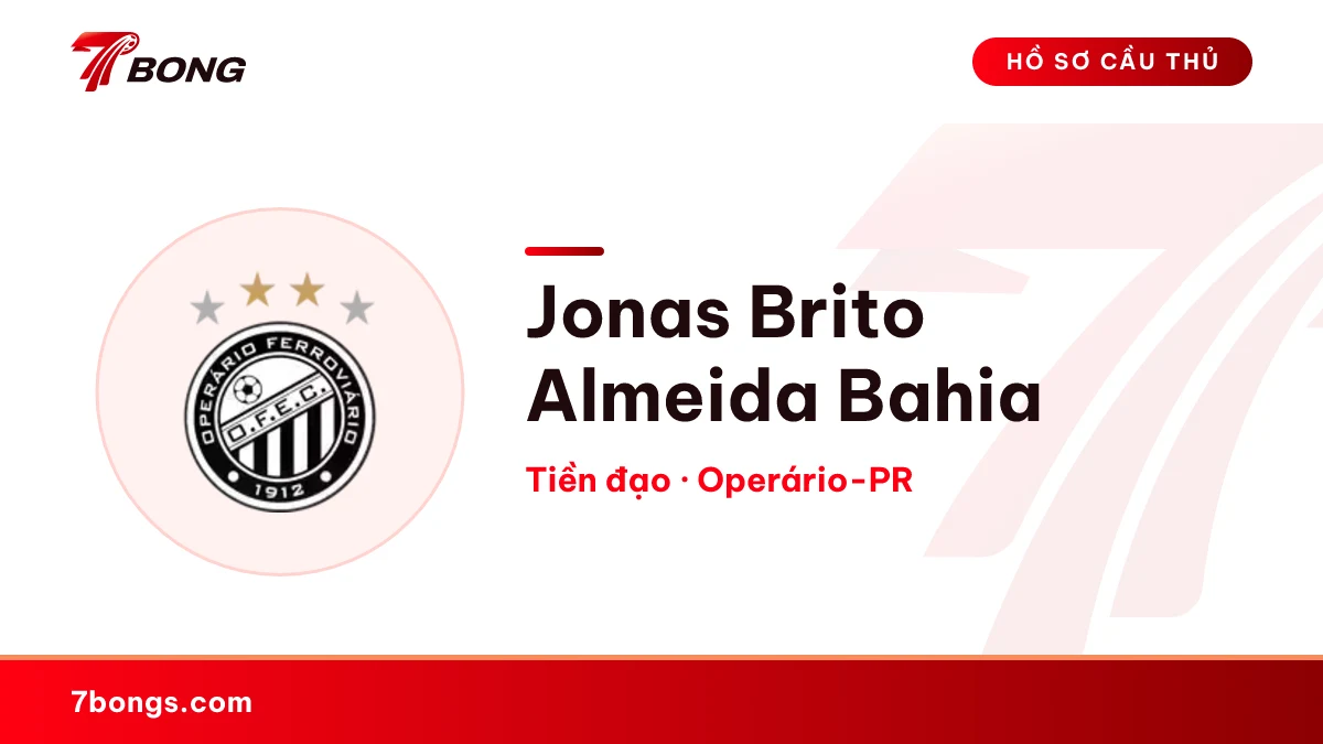 Jonas Brito Almeida Bahia — Operário-PR