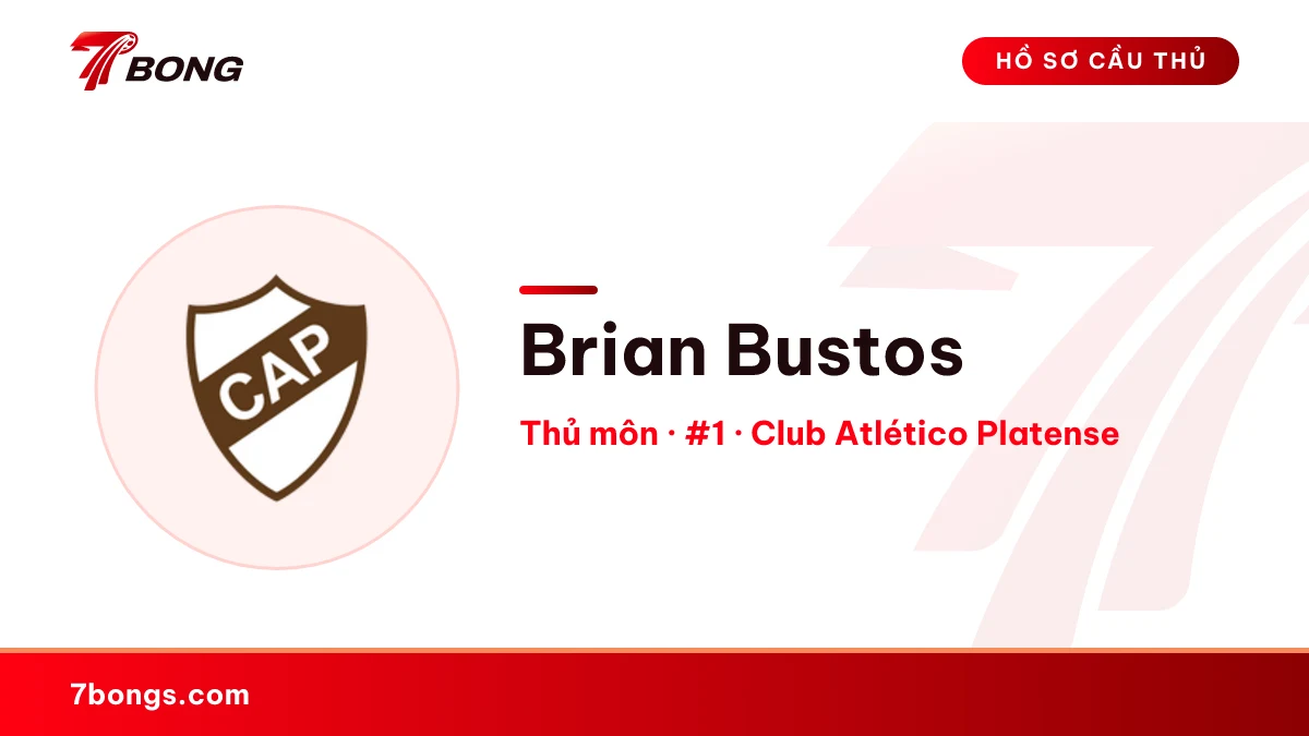 Brian Bustos — Club Atlético Platense