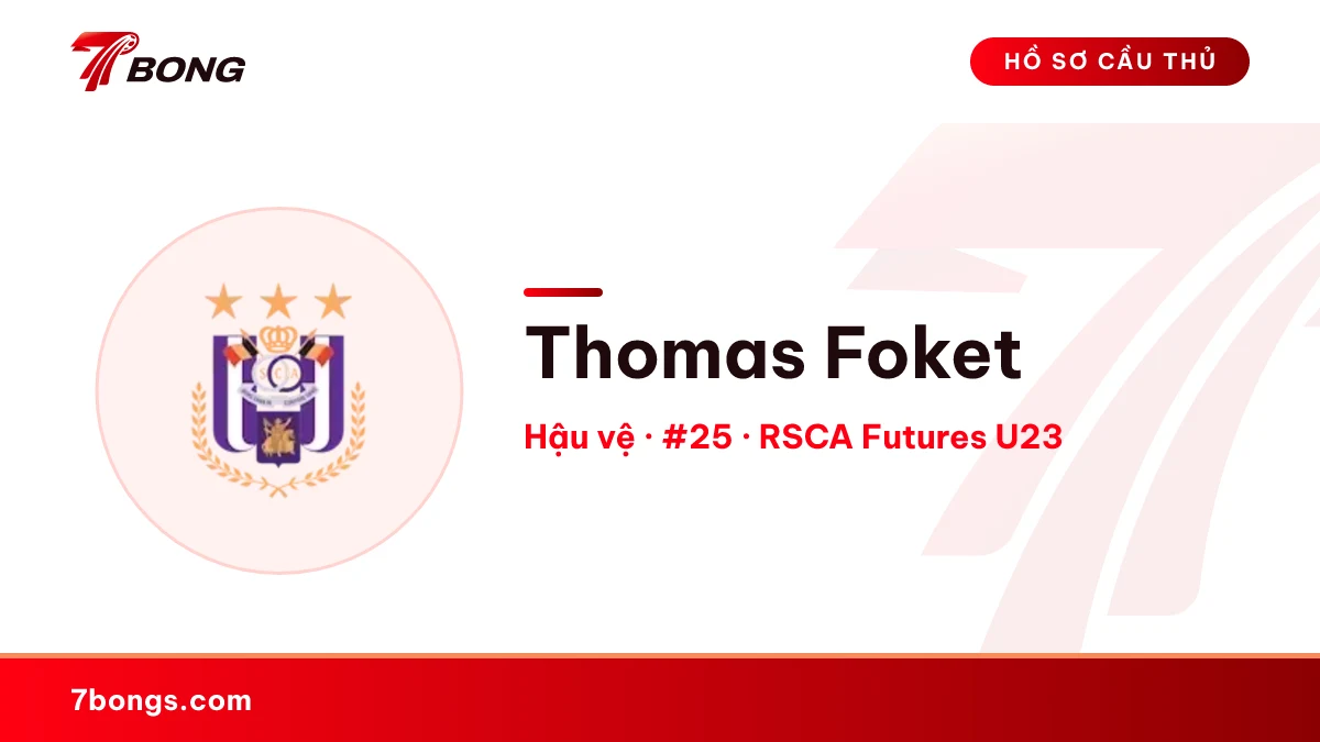 Thomas Foket — RSCA Futures U23