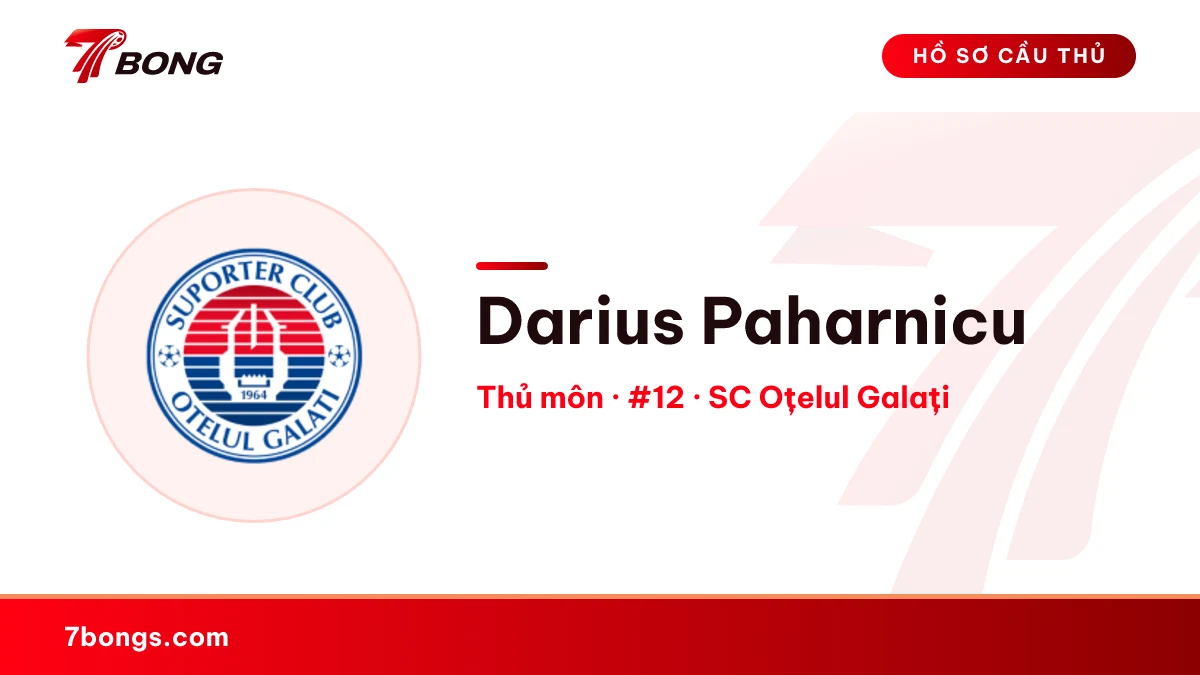 Darius Paharnicu — SC Oțelul Galați