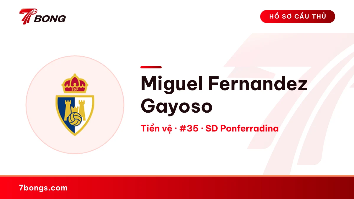 Miguel Fernandez Gayoso — SD Ponferradina