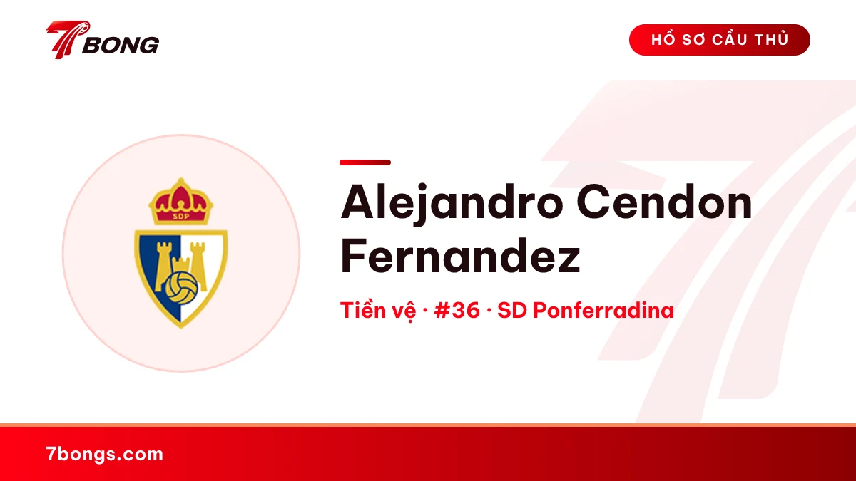 Alejandro Cendon Fernandez — SD Ponferradina