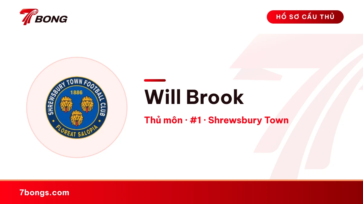 Will Brook — Shrewsbury Town
