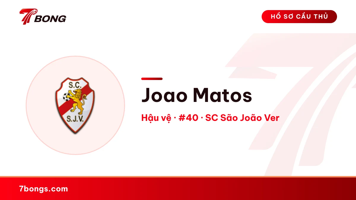 Joao Matos — SC São João Ver