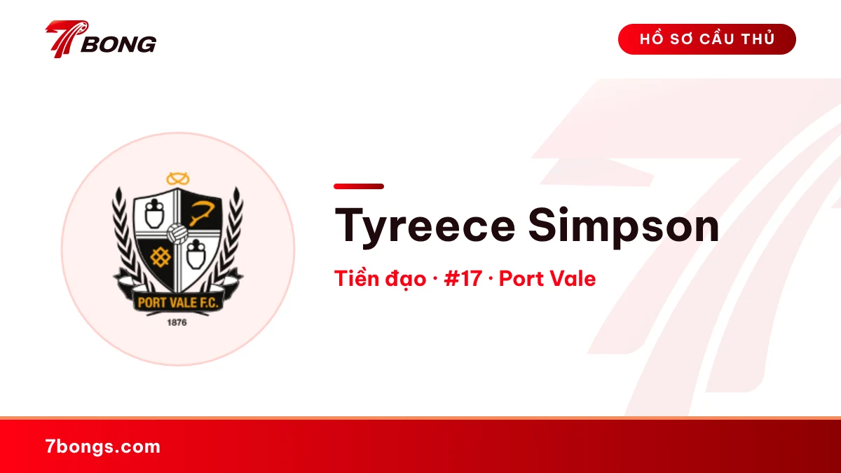Tyreece Simpson — Port Vale