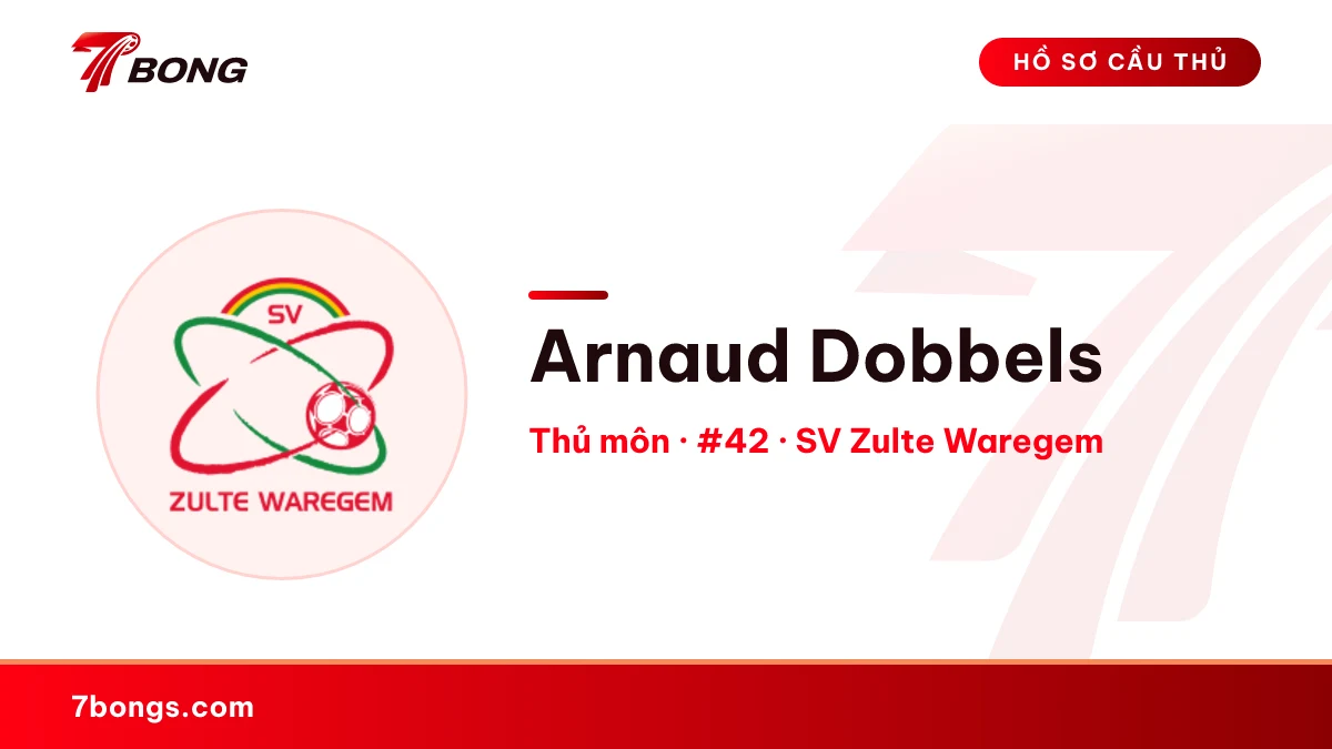 Arnaud Dobbels — SV Zulte Waregem
