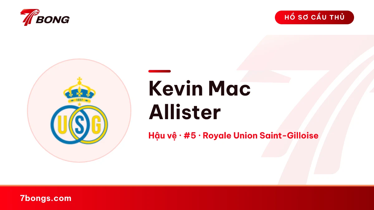 Kevin Mac Allister — Royale Union Saint-Gilloise