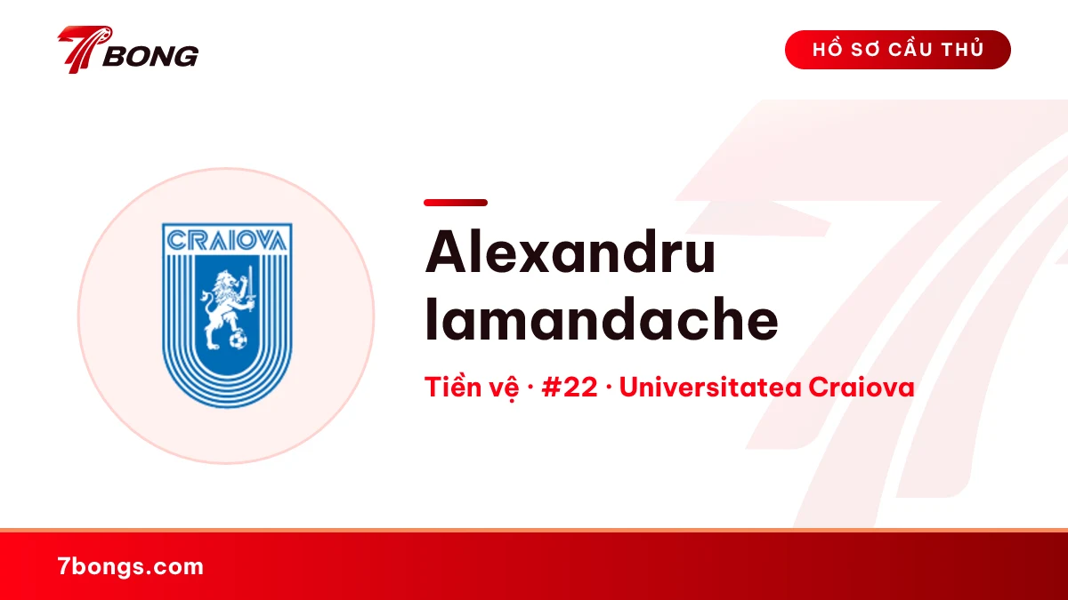 Alexandru Iamandache — Universitatea Craiova