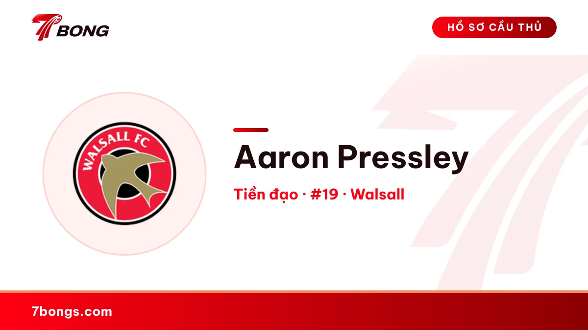 Aaron Pressley — Walsall