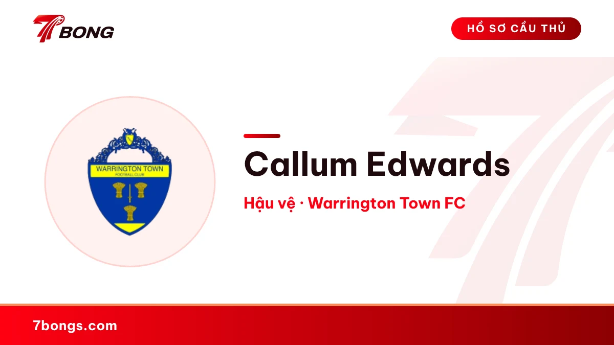 Callum Edwards — Warrington Town FC