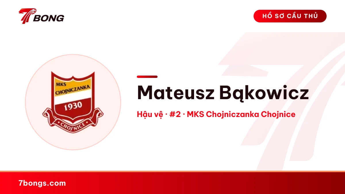 Mateusz Bąkowicz — MKS Chojniczanka Chojnice