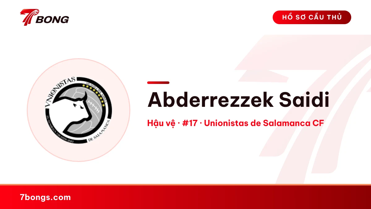 Abderrezzek Saidi — Unionistas de Salamanca CF