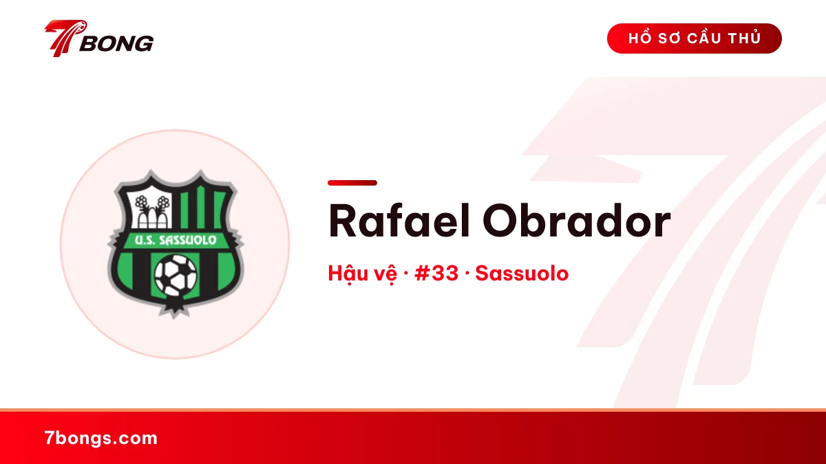 Rafael Obrador — Sassuolo