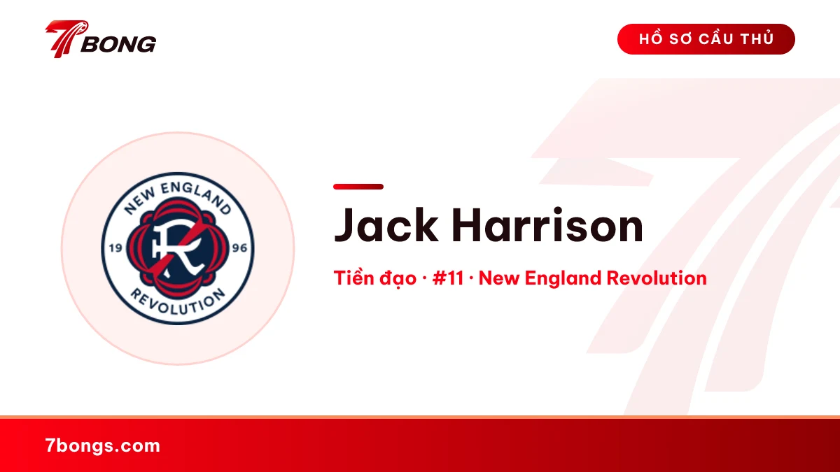 Jack Harrison — New England Revolution